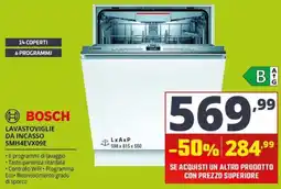 Comet Bosch lavastoviglie da incasso offerta