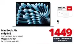 Comet MacBook Air chip M5 offerta