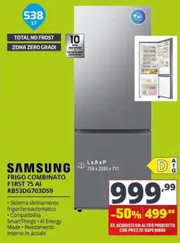 Comet Samsung frigo combinato offerta