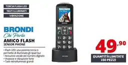 Comet Brondi Amico Flash Senior Phone offerta