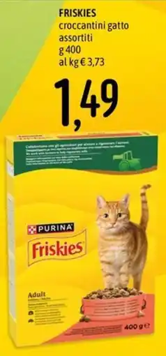 Emisfero Purina Friskies croccantini gatto assortiti offerta