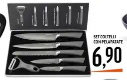 Emisfero Set coltelli con pelapatate offerta