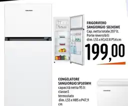 Emisfero Frigorifero sangiorgio sd24swe offerta