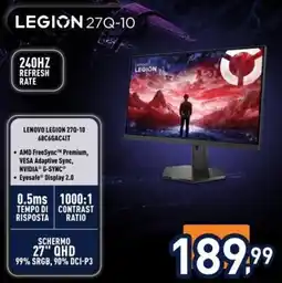 Unieuro Lenovo Legion 27Q-10 offerta