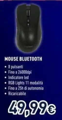 Unieuro Mouse Bluetooth offerta