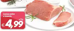 Iper Super Conveniente Lonza suino a trancio offerta
