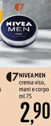 Emisfero Nivea Men crema viso, mani e corpo offerta