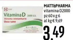 Emisfero Matt&Pharma Vitamina D2000 offerta