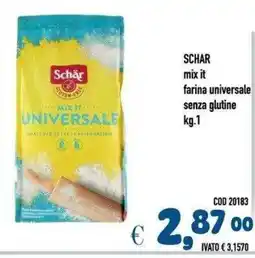 Del Prete Distribuzioni Schar mix it farina universale senza glutine offerta