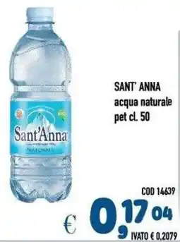 Del Prete Distribuzioni Sant'Anna acqua naturale offerta