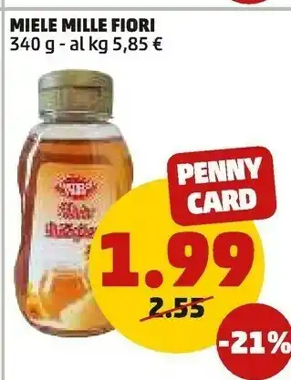 PENNY Miele mille fiori offerta