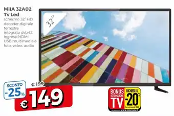 Famila MIIA 32A02 Tv Led offerta