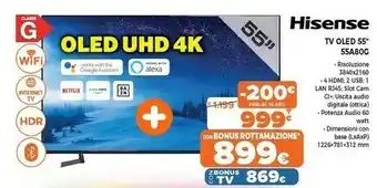 Expert Tv oled 55'' 55a80c offerta