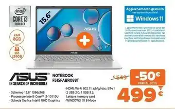 Expert Notebook f515fabr088t offerta
