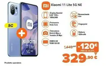 Expert 11 lite 5g ne 16,6 cm (6.55") doppia sim android 11 usb tipo-c 8 gb 128 gb 4250 mah nero offerta