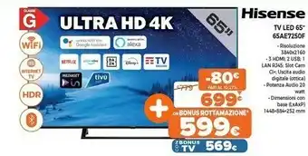 Expert Tv led 65'' 65ae7250f offerta