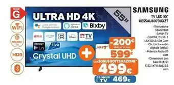 Expert Tv led 55'' ue55au8070uxzt offerta