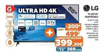 Expert 55up75006lf tv 139,7 cm (55") 4k ultra hd smart tv wi-fi nero offerta