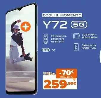 Expert Y72 5g offerta