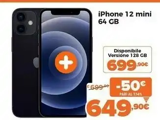 Expert Iphone 12 mini 64gb - blu offerta