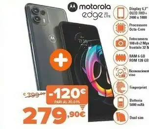 Expert Edge 20 lite 17 cm (6.7") doppia sim android 11 5g usb tipo-c 6 gb 128 gb 5000 mah grafite offerta