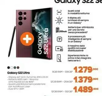 Expert Galaxy s21 ultra 5g 128 gb display 6.8" dynamic amoled 2x phantom silver offerta