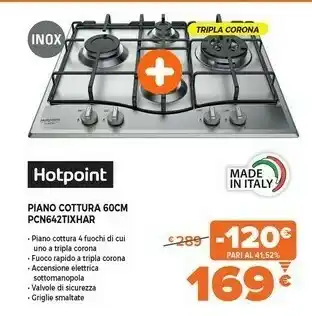 Expert Piano cottura 60cm pcn642tixhar offerta