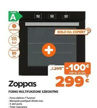 Expert Forno multifunzione szb0807ms offerta