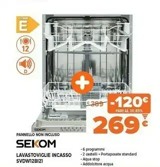 Expert Lavastoviglie incasso svdwi2bi21 offerta