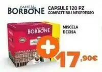 Expert Caffe borbone miscela rossa offerta