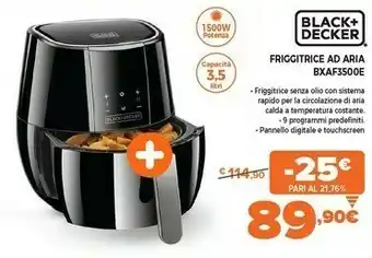 Expert Friggitrice ad aria bxaf3500e offerta