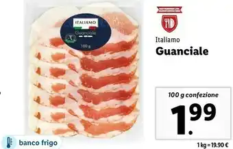 Lidl Guanciale 100 g offerta