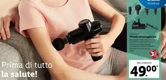 Lidl Pistola massaggiante offerta