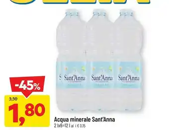 DPiù Acqua minerale naturale offerta