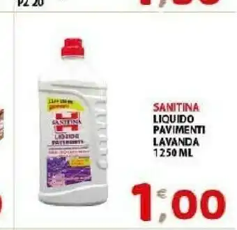 Mio Market Sanitina liquido pavimenti lavanda 1250 ml offerta