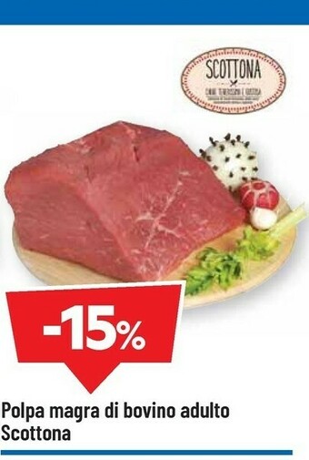 DPiù Polpa magra di bovino adulto scottona offerta