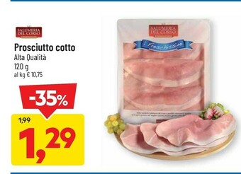 DPiù Prosciutto cotto offerta