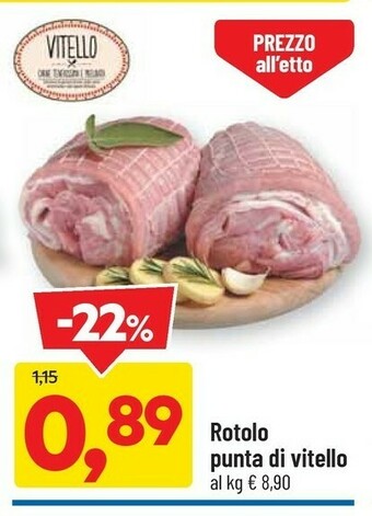 DPiù Rotolo punta di vitello offerta