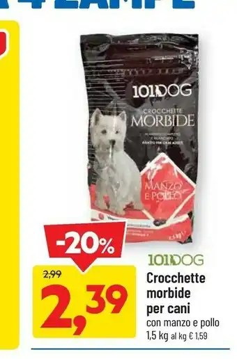 101dog crocchette morbide per cani