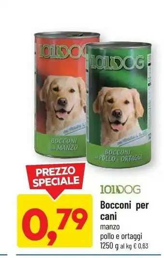 DPiù 101dog bocconi per cani offerta