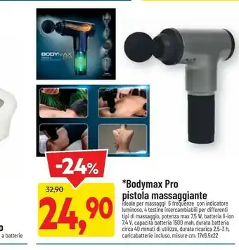 DPiù Bodymax pro pistola massaggiarante offerta