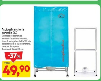 DPiù Asciugabiancheria portatile dcg offerta