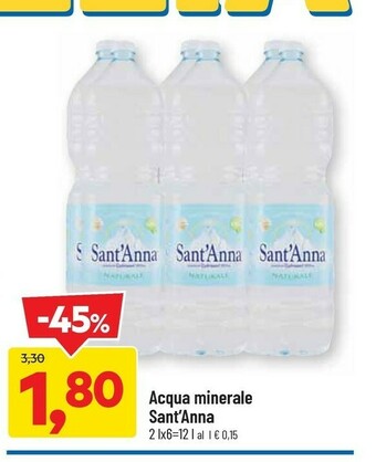 DPiù Acqua minerale naturale offerta