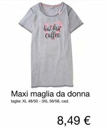 KiK Maxi maglia da donna offerta