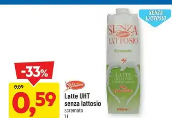 DPiù Latte uht senza lattosio offerta