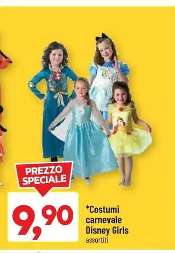 DPiù Costumi carnevale disney girls offerta