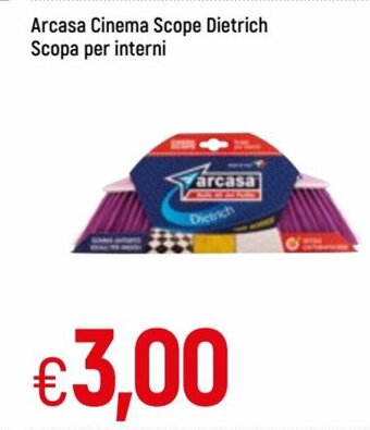 Famila Arcasa Cinema Scope Dietrich Scopa per interni offerta