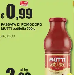 Sì con te Passata di pomodoro Mutti offerta