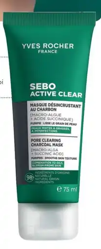 Yves Rocher Yves Rocher Maschera Libera Pori al Carbone offerta