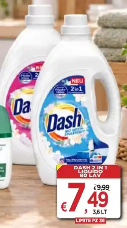 Jero Market Dash 2 in 1 liquido 80 lav offerta